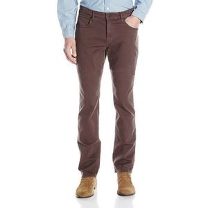 PAIGE Los Angeles Mens 36 Normandie Pants Brown Straight Leg Stretch Chino Jeans